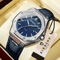 BINBOND-Montre Pour Homme Casual Fashion-Bracelet en cuir