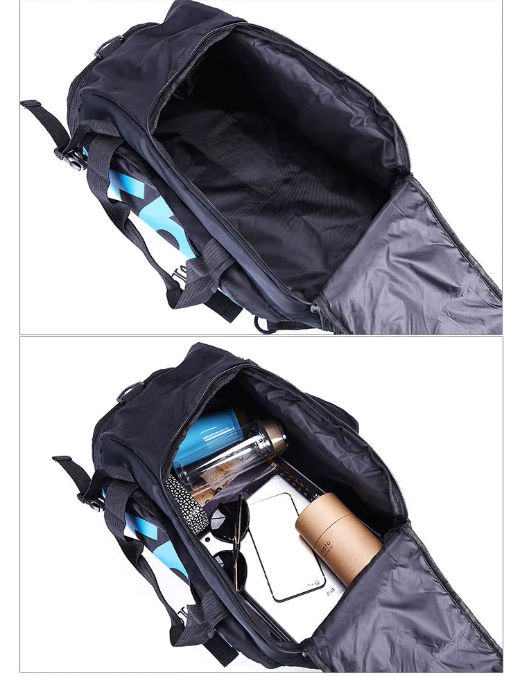 T60 sac de sport de gymnastique imperméables pour homme et femme molle Fitness sac à dos d'entraînement multifonctionnel voyage/bagages, sac à main à bandoulière