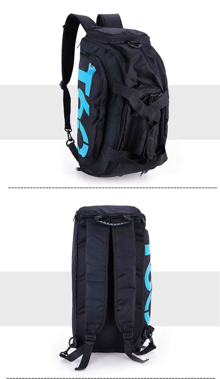 T60 sac de sport de gymnastique imperméables pour homme et femme molle Fitness sac à dos d'entraînement multifonctionnel voyage/bagages, sac à main à bandoulière