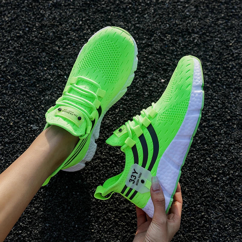Chaussures de dehors Décontractées pour Homme, Baskets Légères et Respirantes, en Maille, de Course, d'Athlétisme, de Jogging, de Tennis, de Marche