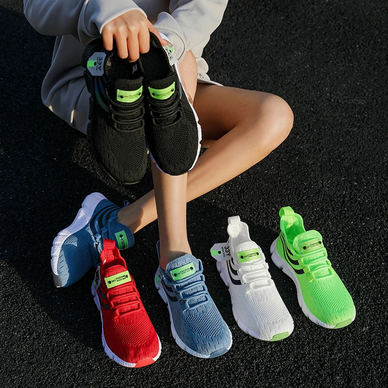 Chaussures de dehors Décontractées pour Homme, Baskets Légères et Respirantes, en Maille, de Course, d'Athlétisme, de Jogging, de Tennis, de Marche