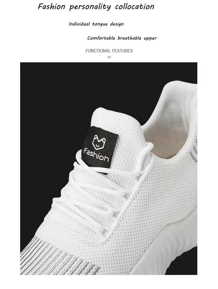 Chaussure homme baskets légères et respirantes pour hommes, chaussures de haute qualité, blanches, à la mode, pour la marche et la Gym