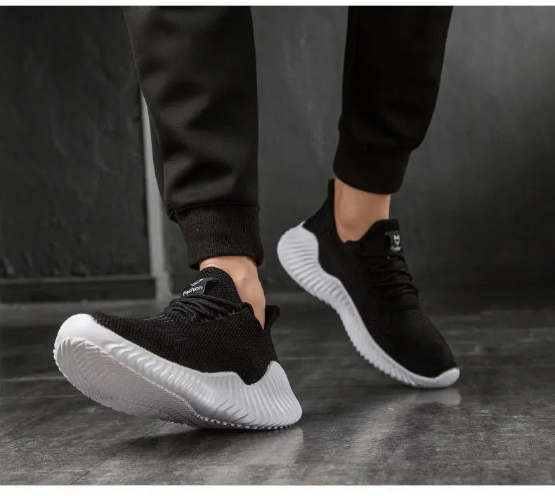Chaussure homme baskets légères et respirantes pour hommes, chaussures de haute qualité, blanches, à la mode, pour la marche et la Gym