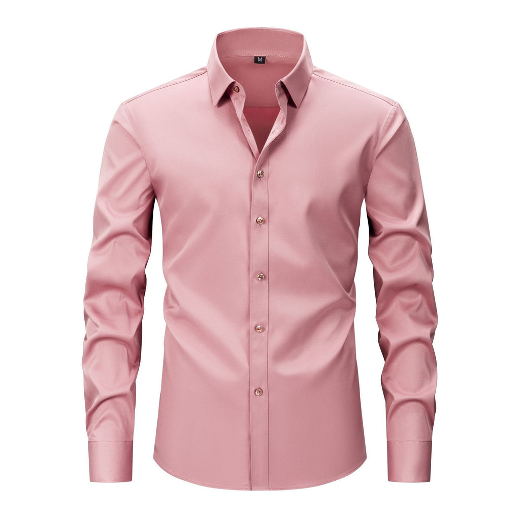 Chemises pour hommes grandes tailles, légères et extensibles, chemises à manches longues infroissables, cardigans/chemises à manches longues pour hommes