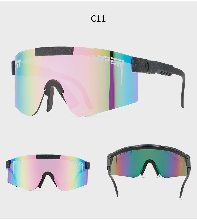Lunettes de soleil de sport polarisées unisexes – Ski, Randonnée, Cyclisme & Plein air