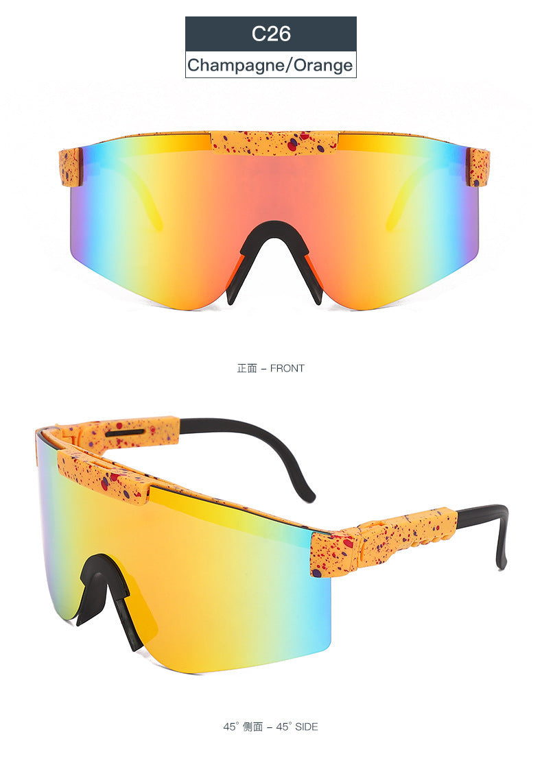 Lunettes de soleil de sport polarisées unisexes – Ski, Randonnée, Cyclisme & Plein air