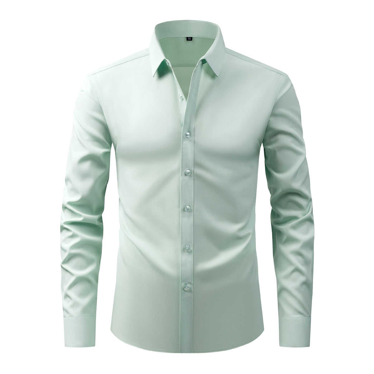 Chemises pour hommes grandes tailles, légères et extensibles, chemises à manches longues infroissables, cardigans/chemises à manches longues pour hommes