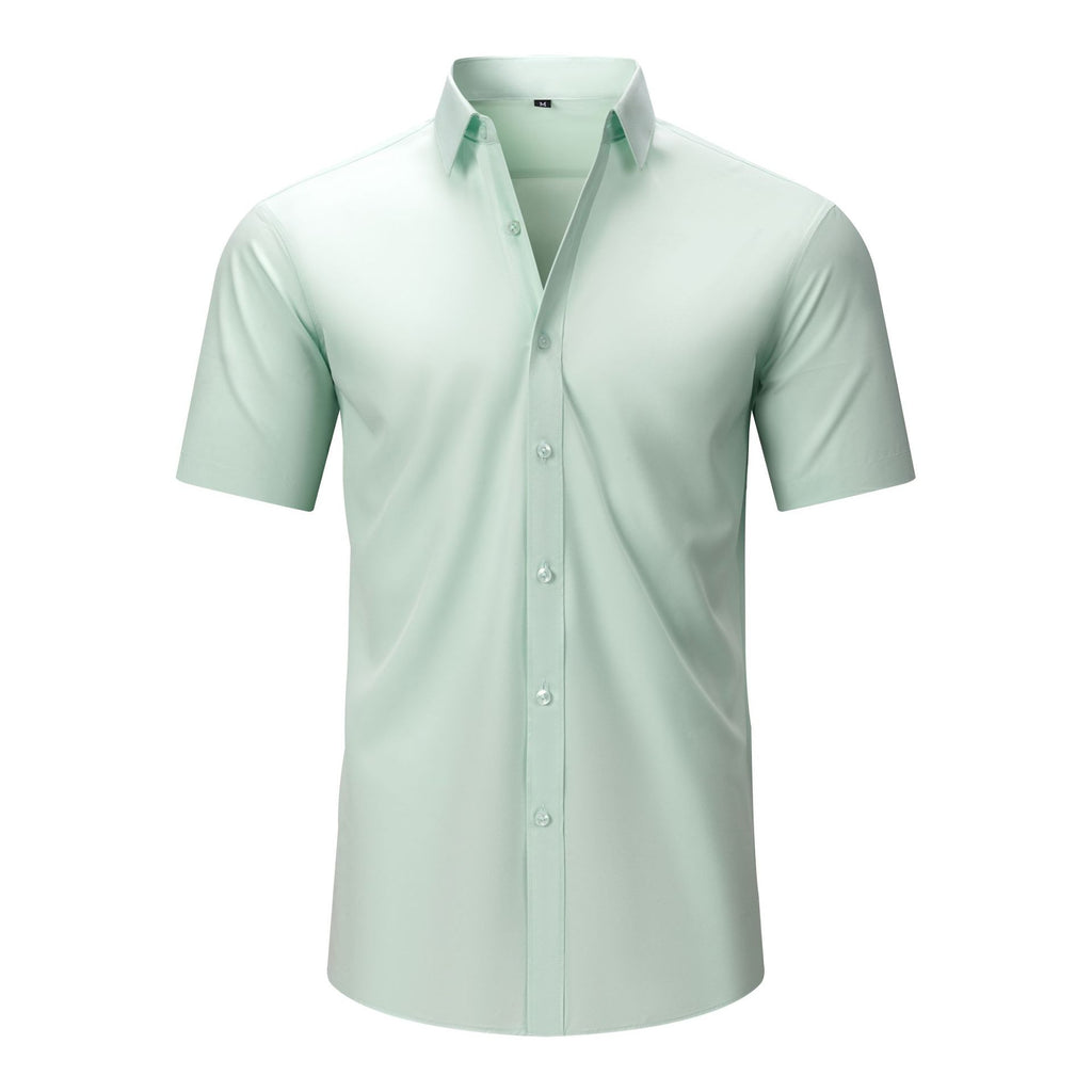 Chemises pour hommes grandes tailles, légères et extensibles, chemises à manches longues infroissables, cardigans/chemises à manches longues pour hommes