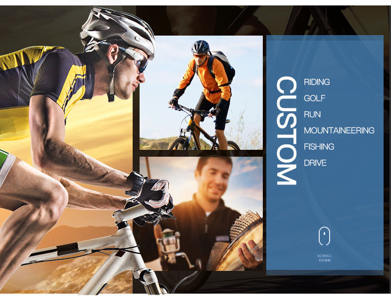 Lunettes de soleil de sport polarisées unisexes – Ski, Randonnée, Cyclisme & Plein air