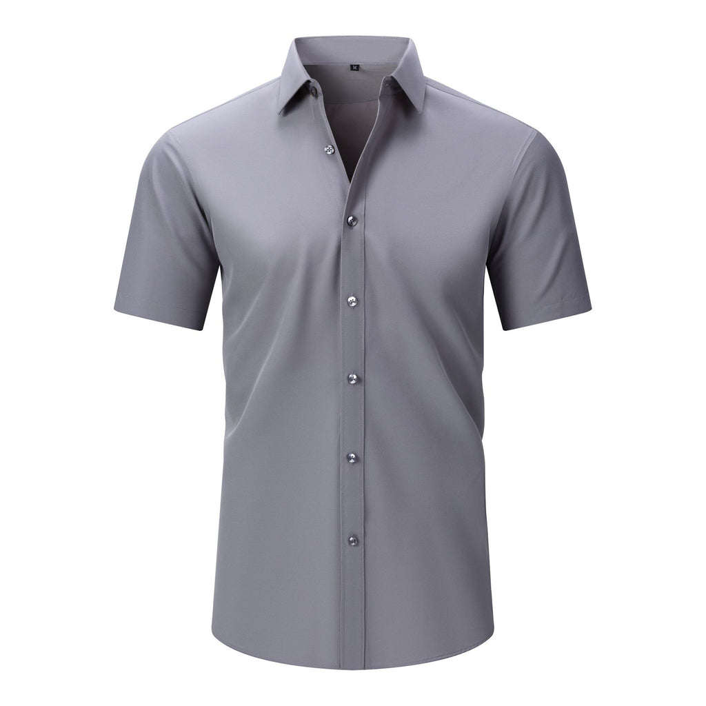 Chemises pour hommes grandes tailles, légères et extensibles, chemises à manches longues infroissables, cardigans/chemises à manches longues pour hommes