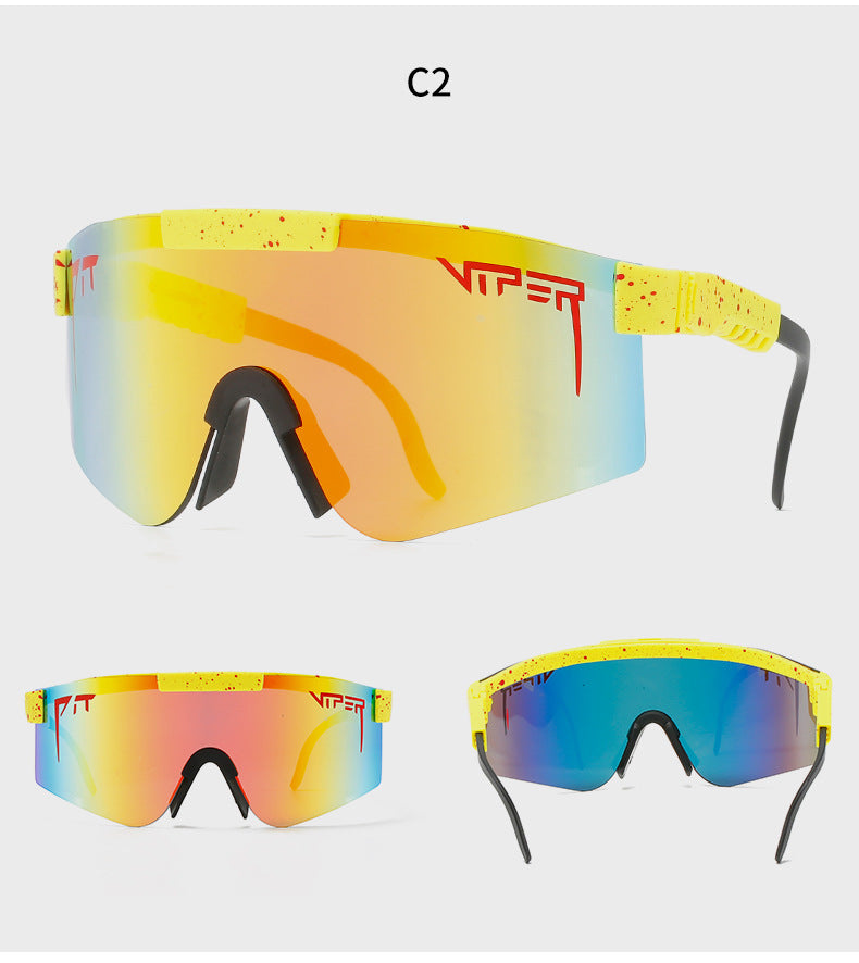 Lunettes de soleil de sport polarisées unisexes – Ski, Randonnée, Cyclisme & Plein air