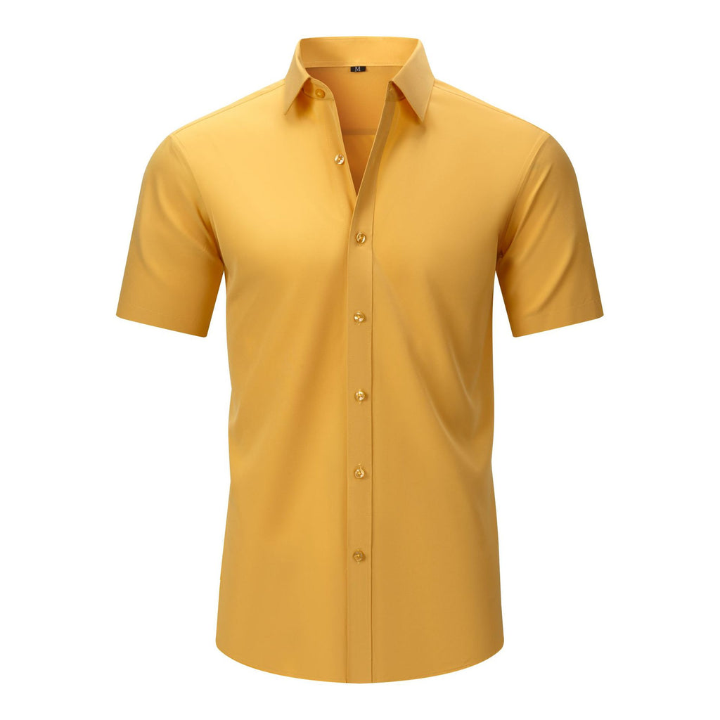 Chemises pour hommes grandes tailles, légères et extensibles, chemises à manches longues infroissables, cardigans/chemises à manches longues pour hommes