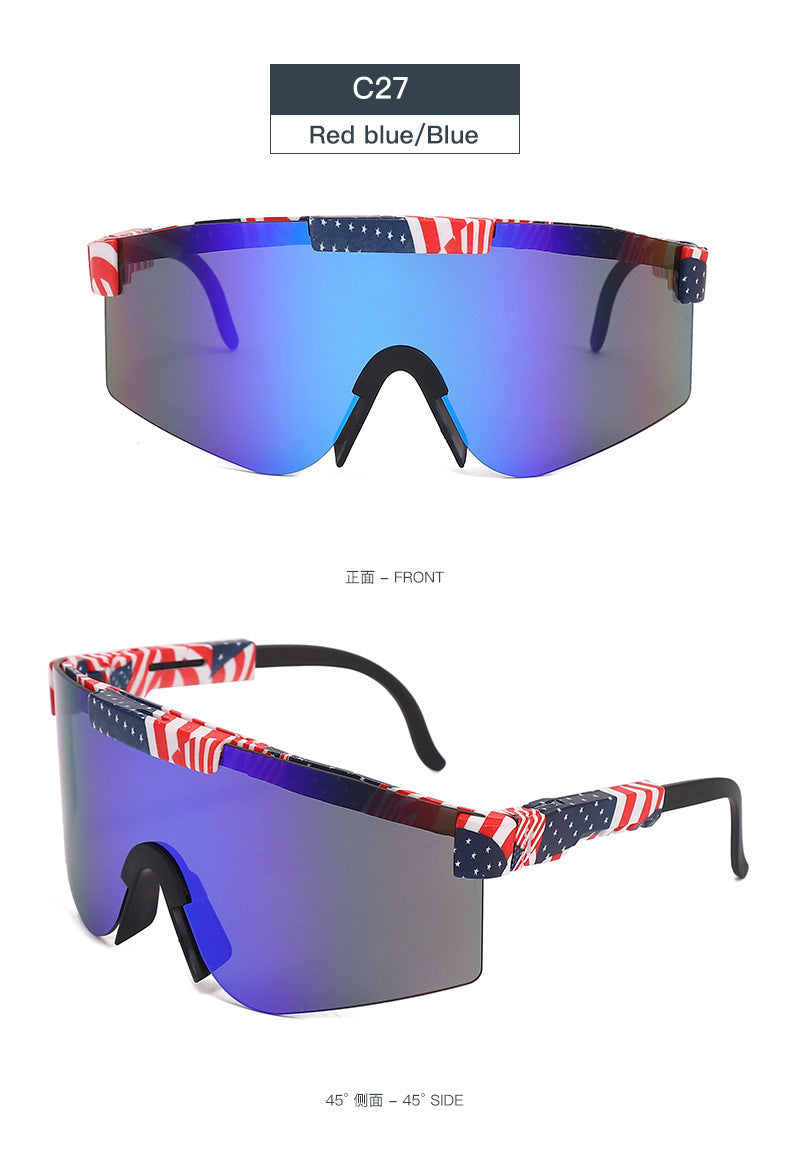 Lunettes de soleil de sport polarisées unisexes – Ski, Randonnée, Cyclisme & Plein air