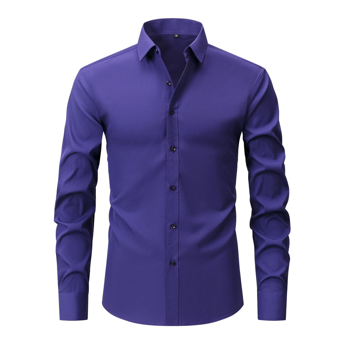 Chemises pour hommes grandes tailles, légères et extensibles, chemises à manches longues infroissables, cardigans/chemises à manches longues pour hommes