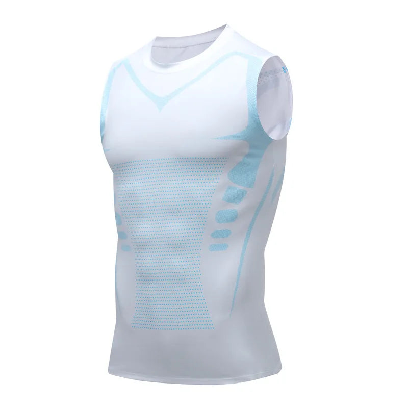 Débardeur de Compression pour hommes, chemise de gymnastique sans manches, vêtements de sport à séchage rapide, Fitness, musculation, haut d'entraînement musculaire