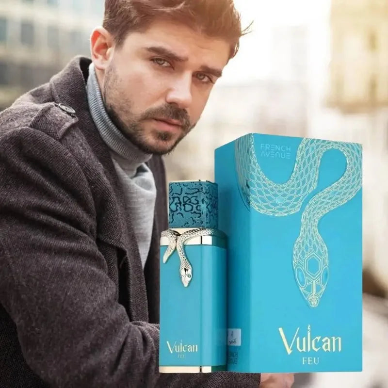 Parfum Vulcan Feu, unisexe et longue durée, parfum arabe du Moyen-Orient, Dubaï, Eau de Parfum de luxe