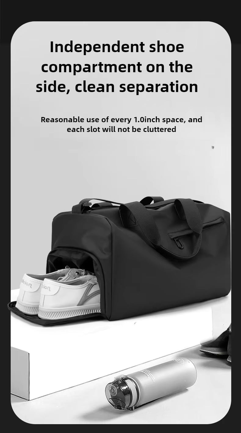 Sac de sport de voyage, sac à bandoulière avec séparation sèche et humide, Yoga Fitness sac à dos de voyage sac pour hommes et femmes avec bagages étanche, sac à main de sport