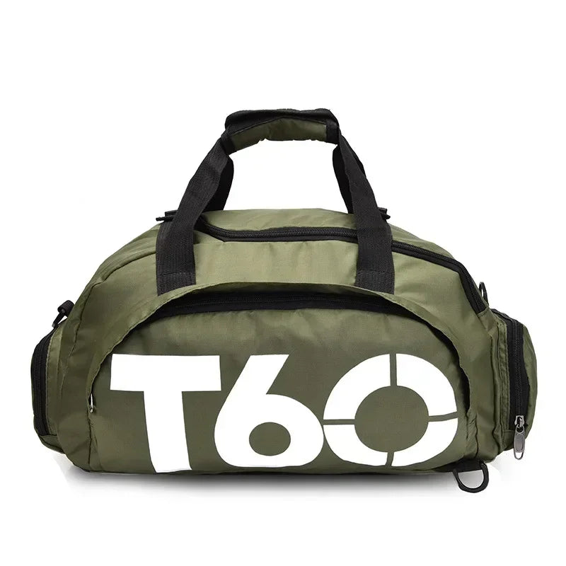 T60 sac de sport de gymnastique imperméables pour homme et femme molle Fitness sac à dos d'entraînement multifonctionnel voyage/bagages, sac à main à bandoulière