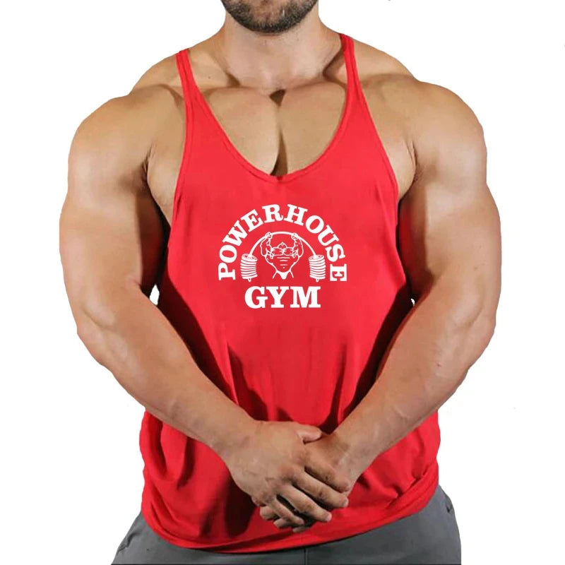 Haut de gymnastique hommes chemise de musculation Fitness hommes gilet Singlet sans manches