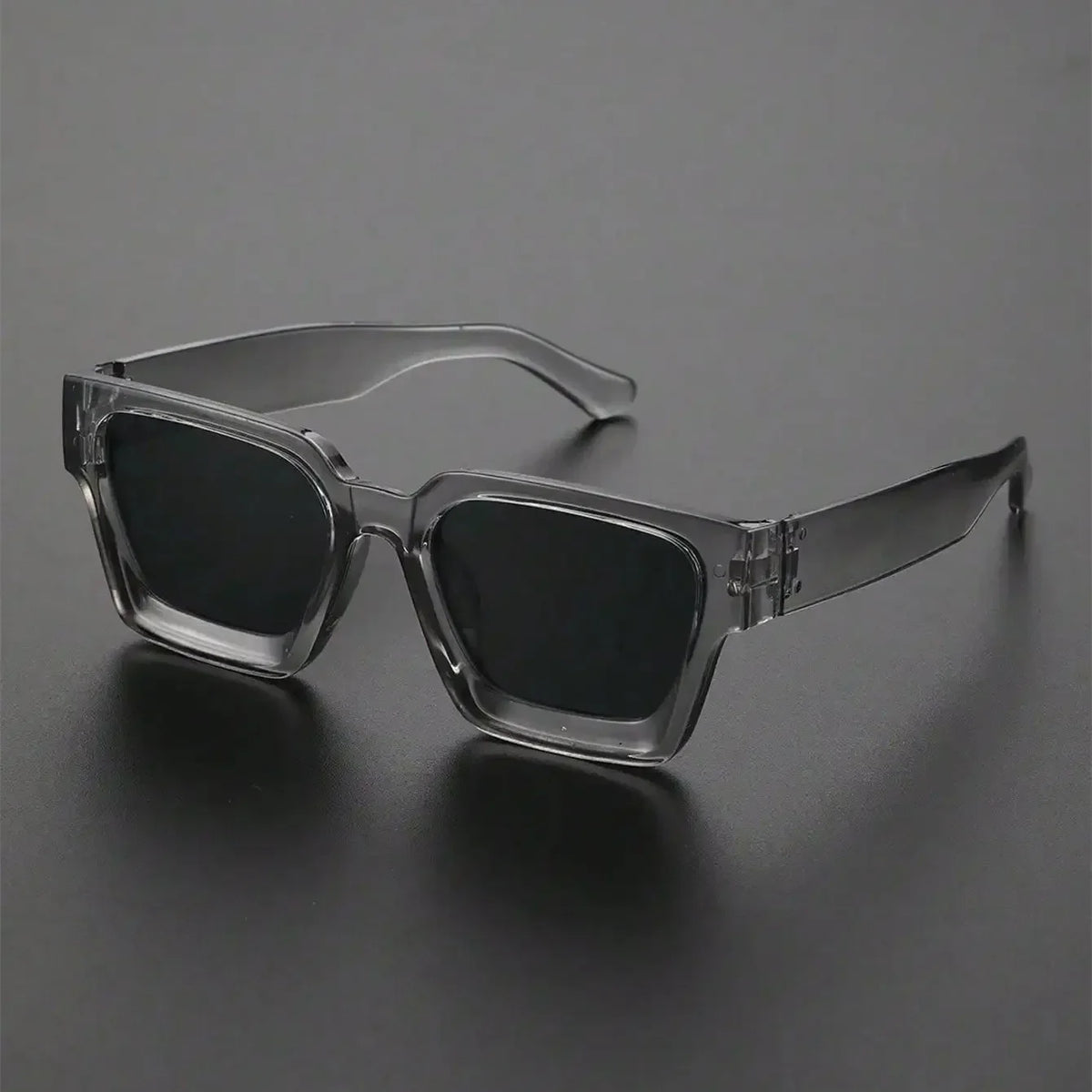 Lunettes de soleil unisexes à monture carrée en plastique, pour la photographie de rue et les voyages à la plage, accessoires de conduite