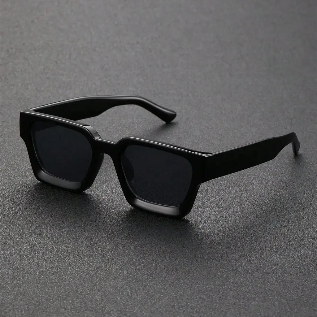 Lunettes de soleil unisexes à monture carrée en plastique, pour la photographie de rue et les voyages à la plage, accessoires de conduite