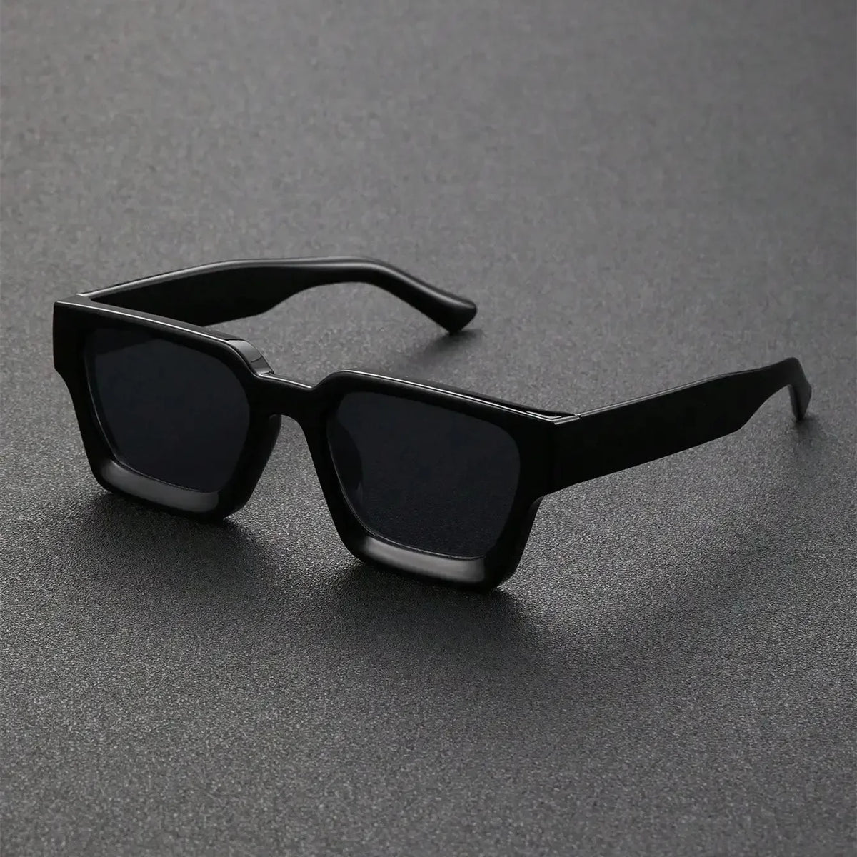 Lunettes de soleil unisexes à monture carrée en plastique, pour la photographie de rue et les voyages à la plage, accessoires de conduite