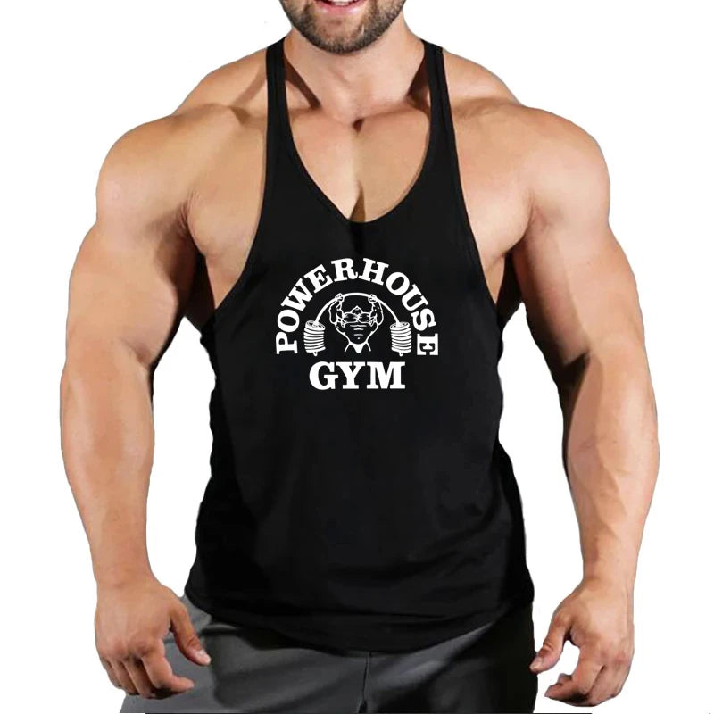 Haut de gymnastique hommes chemise de musculation Fitness hommes gilet Singlet sans manches