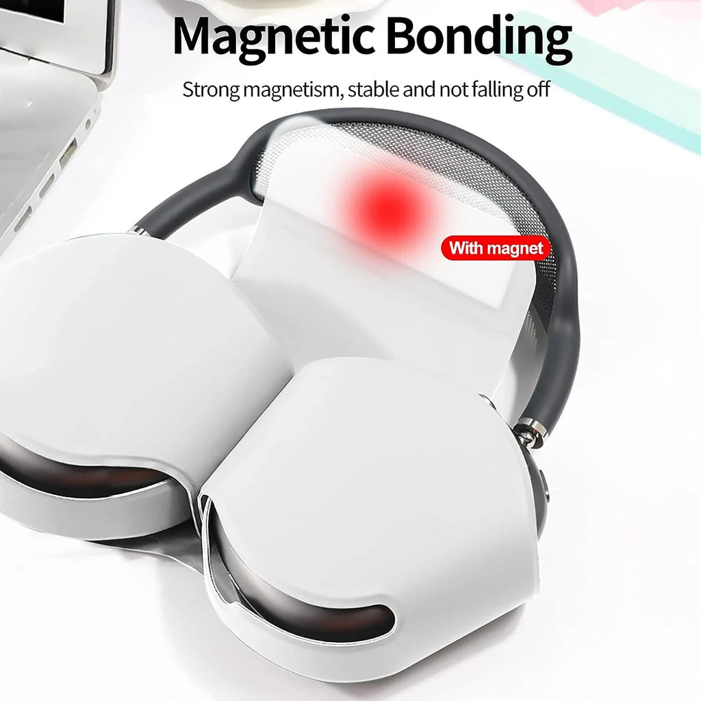 Housse AirPods Max écouteur coup de courant Intelligent, Housse de protection étuis en cuir PU sacs pour écouteurs souples accessoires pour écouteurs