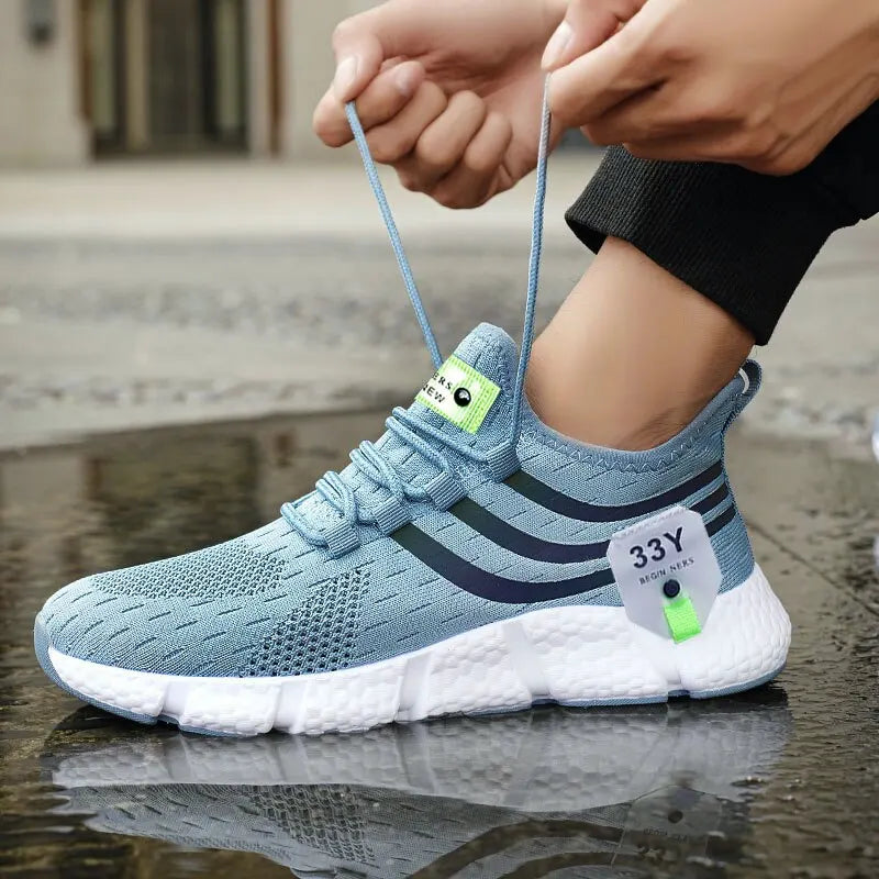 Chaussures de dehors Décontractées pour Homme, Baskets Légères et Respirantes, en Maille, de Course, d'Athlétisme, de Jogging, de Tennis, de Marche