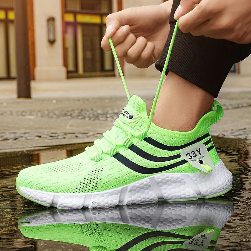 Chaussures de dehors Décontractées pour Homme, Baskets Légères et Respirantes, en Maille, de Course, d'Athlétisme, de Jogging, de Tennis, de Marche