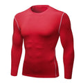 Sous-vêtement thermique à manches longues pour hommes, mince, ajusté, séchage rapide, élastique,  vêtements de sport, fitness