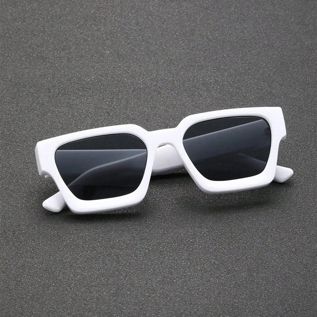 Lunettes de soleil unisexes à monture carrée en plastique, pour la photographie de rue et les voyages à la plage, accessoires de conduite