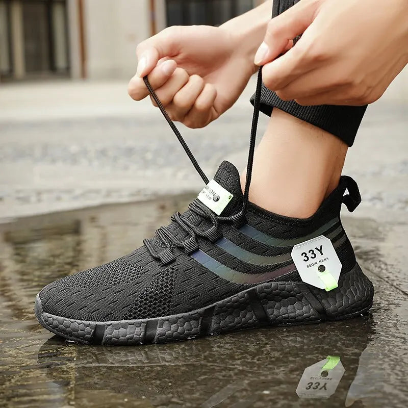 Chaussures de dehors Décontractées pour Homme, Baskets Légères et Respirantes, en Maille, de Course, d'Athlétisme, de Jogging, de Tennis, de Marche