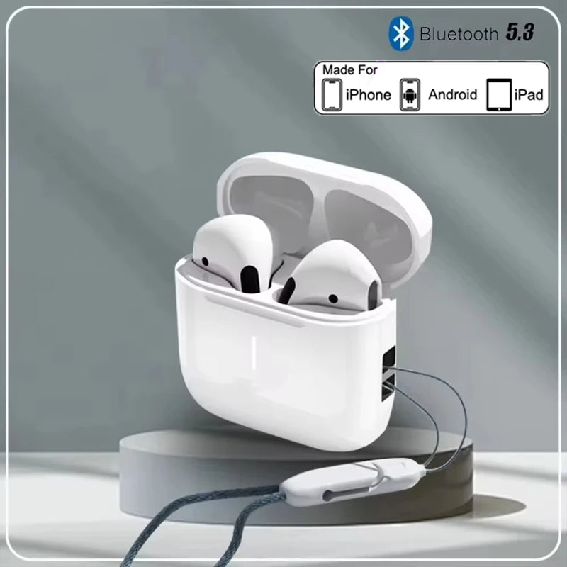 Écouteurs sans fil Bluetooth True Buds5, son stéréo HIFI, casque Bluetooth 5.3, écouteurs de sport avec micro, pour Android iOS universel