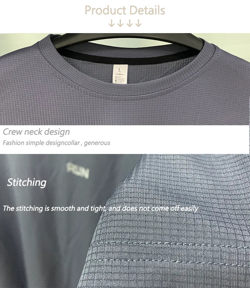 T-Shirt respirant à séchage rapide, hauts de sport, vêtements d'entraînement, T-Shirt à manches longues pour hommes, accessoires de course, de gymnastique, de Fitness