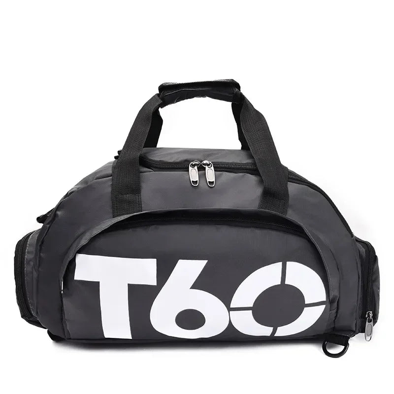 T60 sac de sport de gymnastique imperméables pour homme et femme molle Fitness sac à dos d'entraînement multifonctionnel voyage/bagages, sac à main à bandoulière