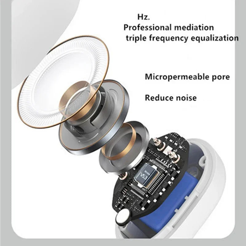 Écouteurs sans fil Bluetooth à conduction osseuse de haute qualité TWS, avec micro, pour le sport et réduction du bruit