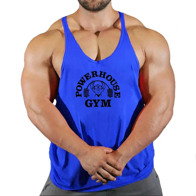 Haut de gymnastique hommes chemise de musculation Fitness hommes gilet Singlet sans manches