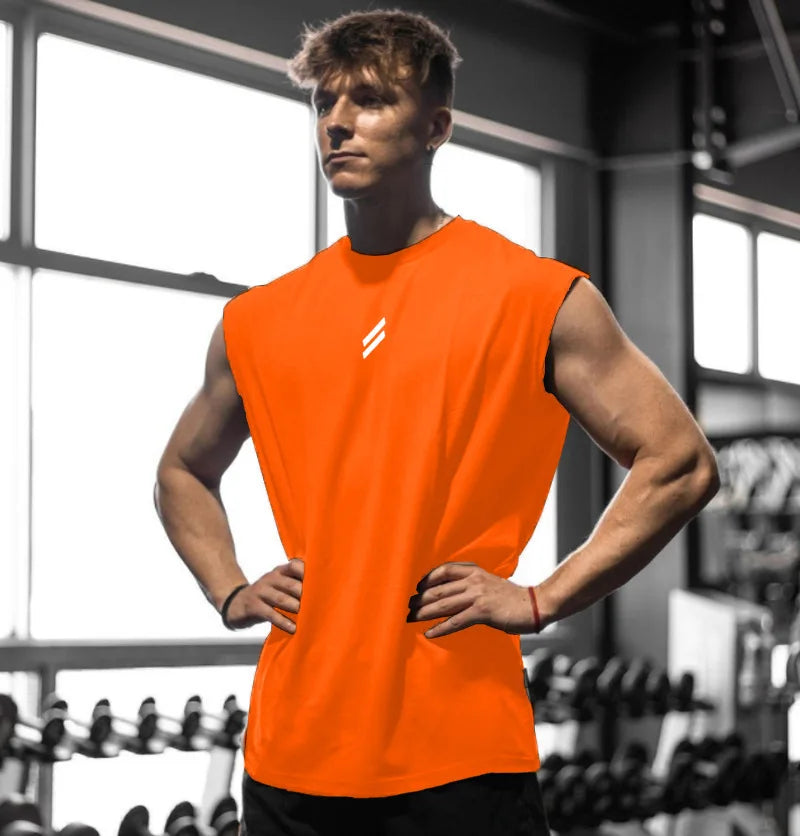 Débardeur de sport pour homme, séchage rapide, respirant, ample, idéal pour l'entraînement