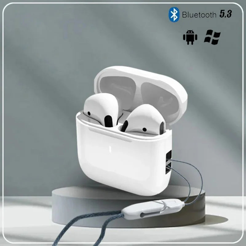 Écouteurs sans fil Bluetooth True Buds5, son stéréo HIFI, casque Bluetooth 5.3, écouteurs de sport avec micro, pour Android iOS universel