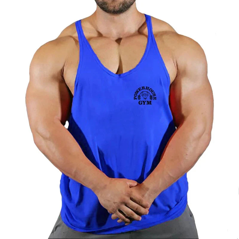 Haut de gymnastique hommes chemise de musculation Fitness hommes gilet Singlet sans manches