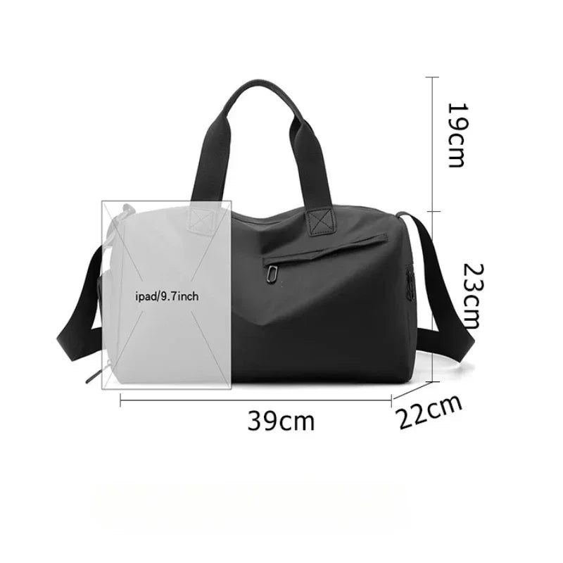 Sac de sport de voyage, sac à bandoulière avec séparation sèche et humide, Yoga Fitness sac à dos de voyage sac pour hommes et femmes avec bagages étanche, sac à main de sport