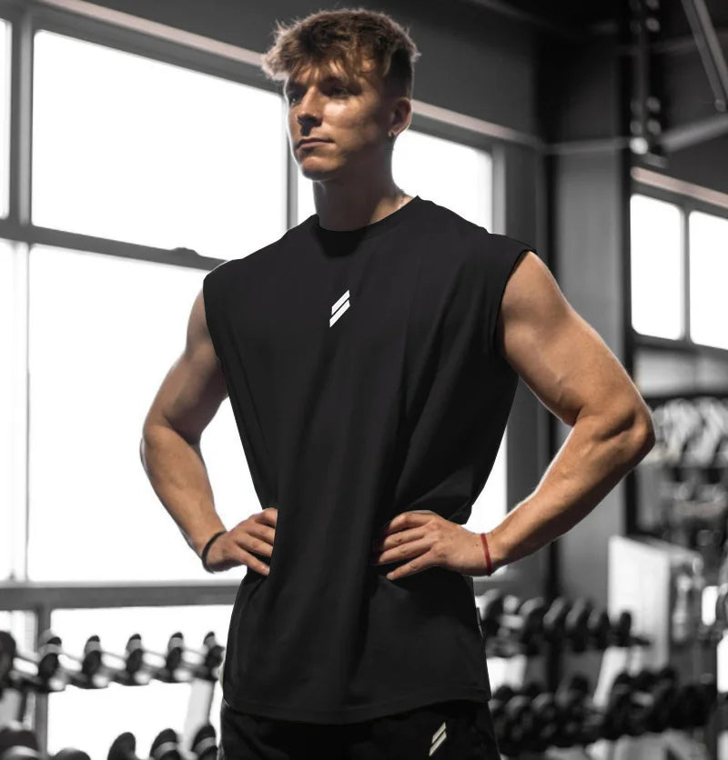 Débardeur de sport pour homme, séchage rapide, respirant, ample, idéal pour l'entraînement
