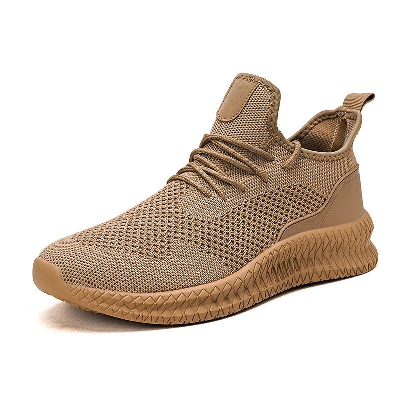 Chaussures de marche légères et respirantes pour hommes et femmes, maille plate, chaussures confortables et décontractées, sports de plein air à la mode
