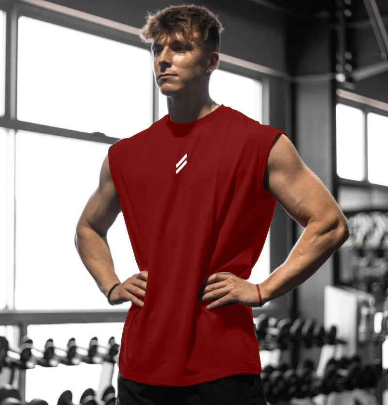 Débardeur de sport pour homme, séchage rapide, respirant, ample, idéal pour l'entraînement