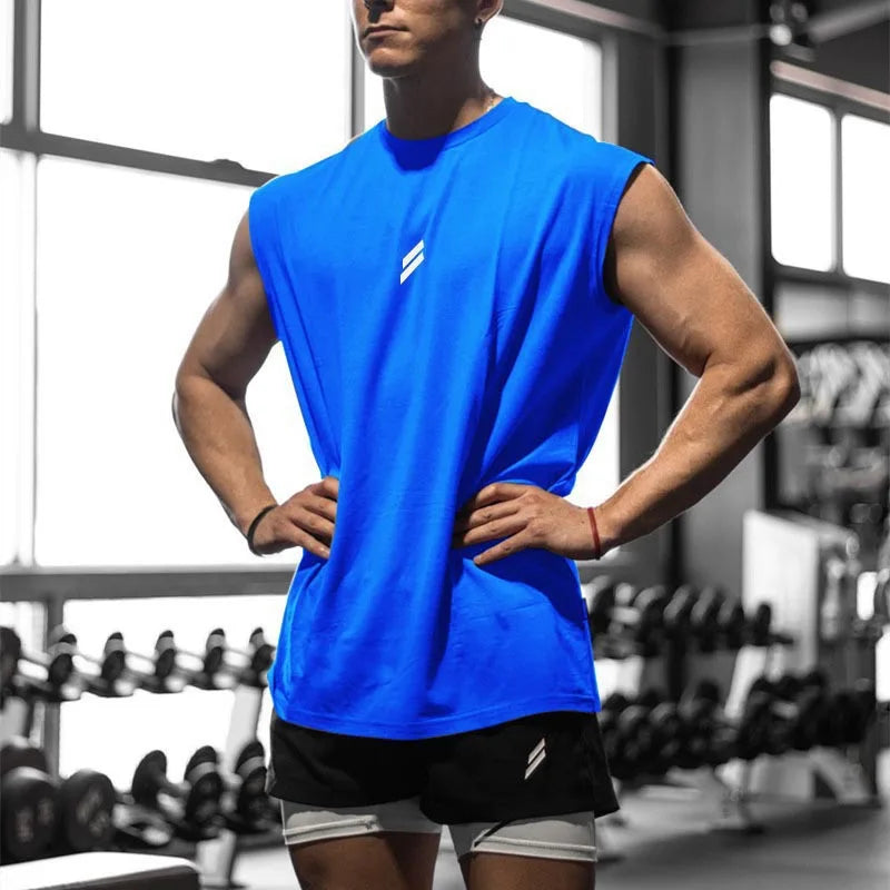 Débardeur de sport pour homme, séchage rapide, respirant, ample, idéal pour l'entraînement