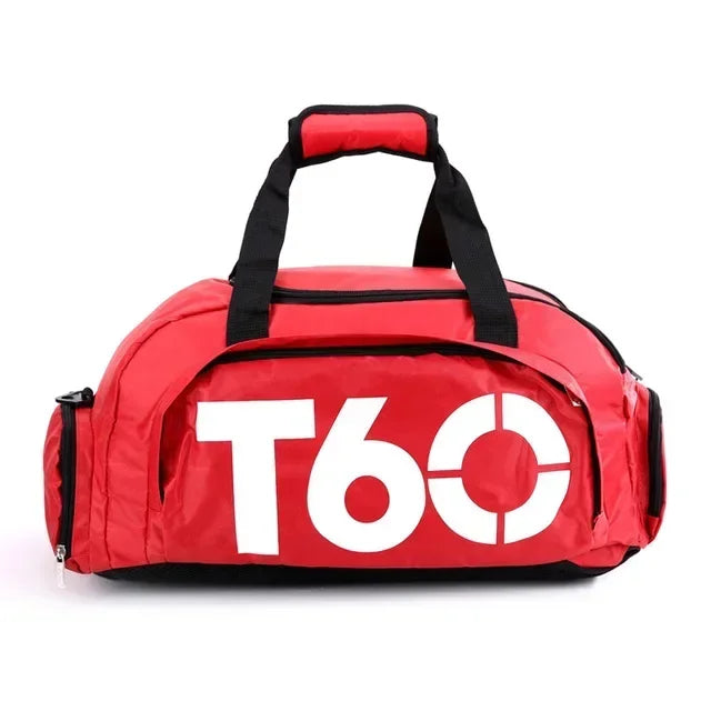 T60 sac de sport de gymnastique imperméables pour homme et femme molle Fitness sac à dos d'entraînement multifonctionnel voyage/bagages, sac à main à bandoulière