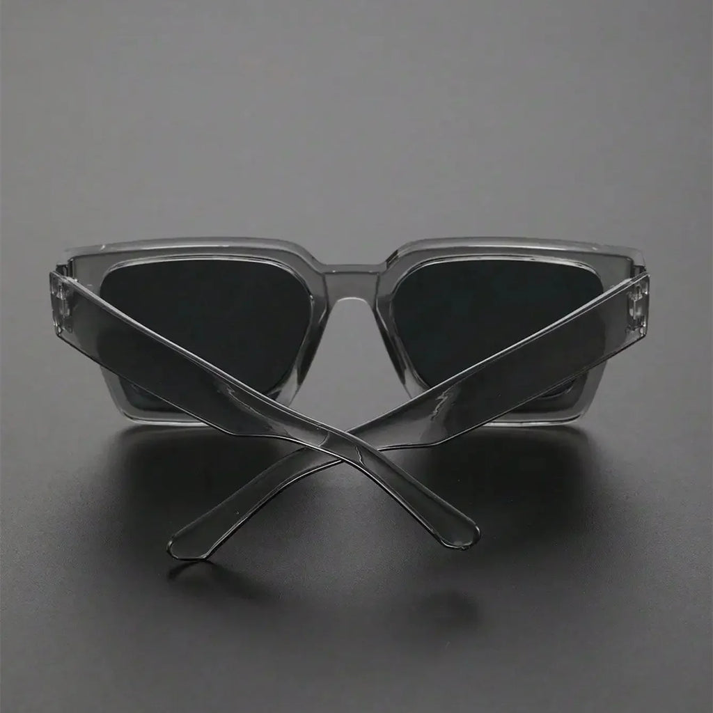 Lunettes de soleil unisexes à monture carrée en plastique, pour la photographie de rue et les voyages à la plage, accessoires de conduite