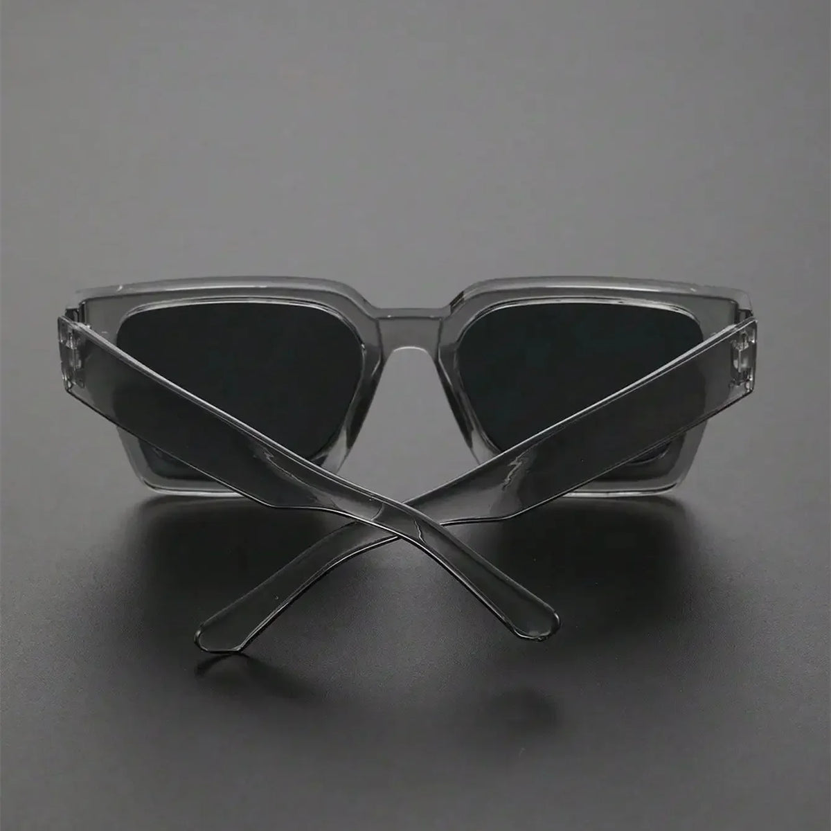 Lunettes de soleil unisexes à monture carrée en plastique, pour la photographie de rue et les voyages à la plage, accessoires de conduite