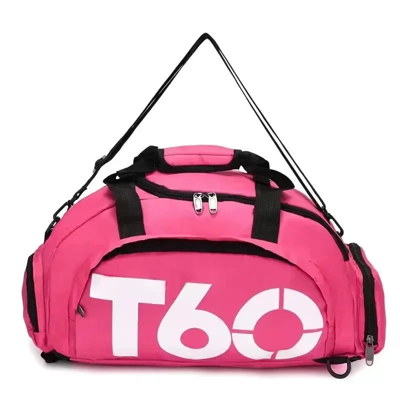 T60 sac de sport de gymnastique imperméables pour homme et femme molle Fitness sac à dos d'entraînement multifonctionnel voyage/bagages, sac à main à bandoulière
